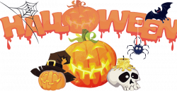 Clipart - Halloween Decorations Background