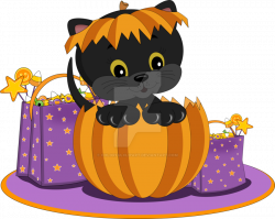 Halloween Kitten Clipart by ColorfulClipart on DeviantArt