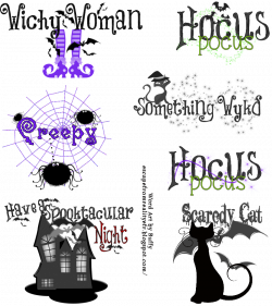 FTU Halloween Word Art by Buffy Many of the images used are clip art ...
