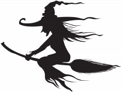 Halloween Witch Silhouette PNG Clip Art | Gallery Yopriceville ...