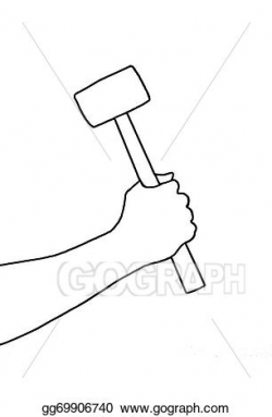 Stock Illustration - Big hammer. Clipart gg69906740 - GoGraph