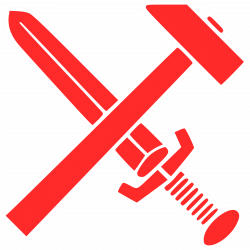 Hammer And Sword Icons PNG - Free PNG and Icons Downloads