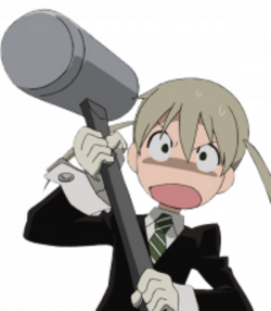 Maka w/ a Hammer | Soul Eater | Know Your Meme
