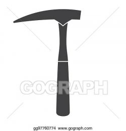 EPS Illustration - Geology rock hammer. Vector Clipart ...