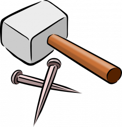 Clipart hammer wooden hammer - Graphics - Illustrations - Free ...