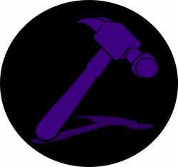 Purple Hammer Clip Art at Clker.com - vector clip art online ...