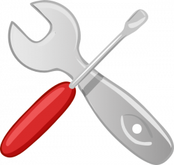 Hardware Tools Workshop Screwdriver Wrench Clip Art at Clker.com ...