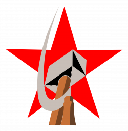 hammer and sickle in star by worker | Socialist & Radical Left ...