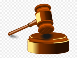 Judge - Hammer Law Logo Png Clipart (#746768) - PinClipart