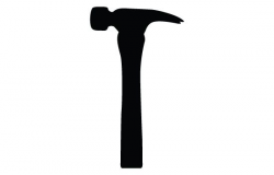 Hammer silhouette vector | CONSTRUCTION | Silhouette vector ...