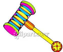 A Toy Hammer Royalty Free Clipart Picture