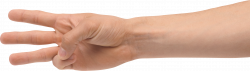 Three Finger Hand PNG Image - PurePNG | Free transparent CC0 PNG ...