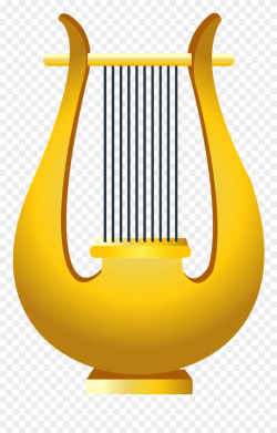 Hand Harp Clipart - Golden Harp Clipart - Png Download ...