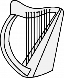 Harp - Traceable Heraldic Art