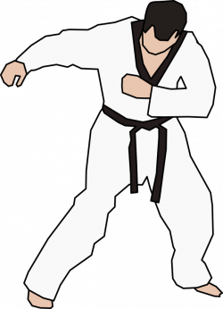 Clipart - Taekwondo Fighter
