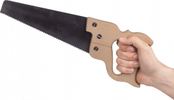 Hand Holding Saw transparent PNG - StickPNG