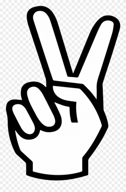 Peace Sign Hand Svg , Png Download - Transparent Peace Sign ...