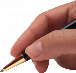 Hand Holding Pen transparent PNG - StickPNG