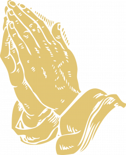 Clipart - Praying hands