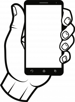 Clipart - Smartphone in Hand