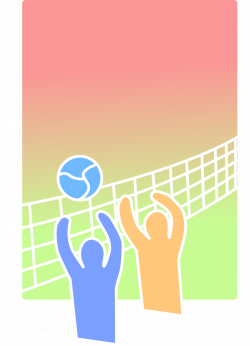 Clipart - volleyball