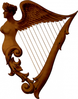 Irish Harp Clipart