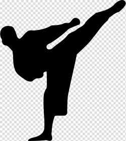 Karate Martial arts Silhouette , mixed martial arts ...