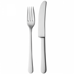 Fork and Knife Three | Isolated Stock Photo by noBACKS.com
