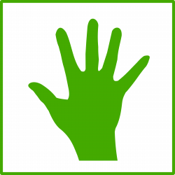 28+ Collection of Green Hand Clipart | High quality, free cliparts ...