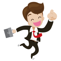 Businessperson Illustration - Happy business people 1500*1500 ...