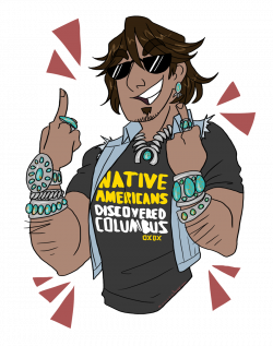 Walk into your boss's boss's Columbus Day Party... - Got the Munchy's?