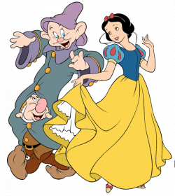 Snow White with Dwarfs Clip Art | Disney Clip Art Galore