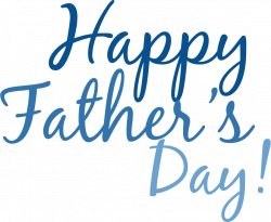 Happy Fathers Day Simple Text transparent PNG - StickPNG