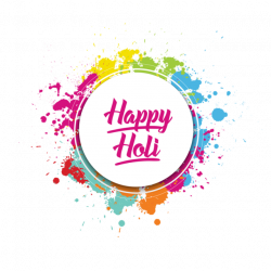 Happy Holi Colorful Splatter Color Splash, Happy Holi, Holi ...