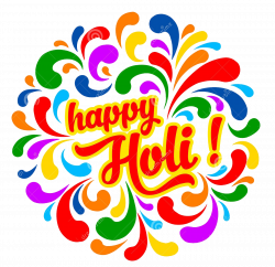 Happy Holi Colorful Festive Splash Indian