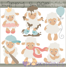 Print Baby Lamb Clipart, Happy Lamb Clipart & Cute Collage Page, Boy Lamb  Clipart, Spring Clipart for Easter, Clipart Instant Download