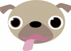 Clipart - Pug Face