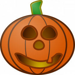 Pumpkin With Smile Clip Art at Clker.com - vector clip art online ...