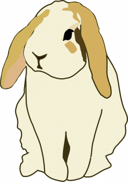Clipart - Lop eared rabbit