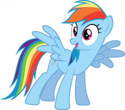 My Little Pony Rainbow Dash | Rainbow Dash - One happy pony by ...