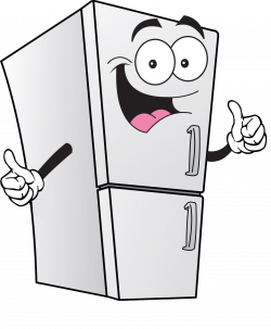 Refrigerator PNG Black And White Transparent Refrigerator Black And ...