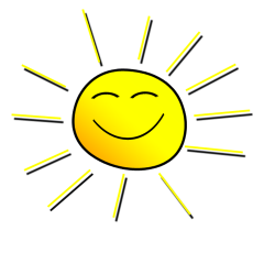 Smiling Sunshine Clipart