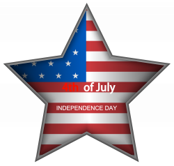USA Independence Day Star PNG Clip Art Image | Gallery Yopriceville ...