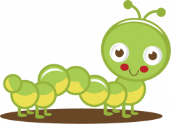 Caterpillar clipart cute - Pencil and in color caterpillar clipart cute