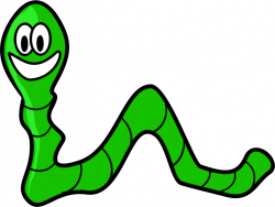 Worm clipart happy - Pencil and in color worm clipart happy