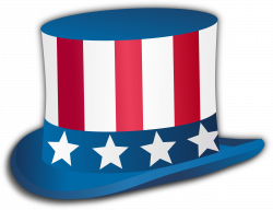 Happy Fourth Of July Top Hat transparent PNG - StickPNG