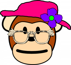 Grandma Monkey Clip Art at Clker.com - vector clip art online ...
