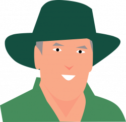 Free photo Graphic Cartoon Character Man Hat Avatar Green - Max Pixel