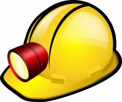 Hat clipart mining - Pencil and in color hat clipart mining