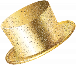 New Year Party Hat Gold PNG Clip Art Image | Gallery Yopriceville ...